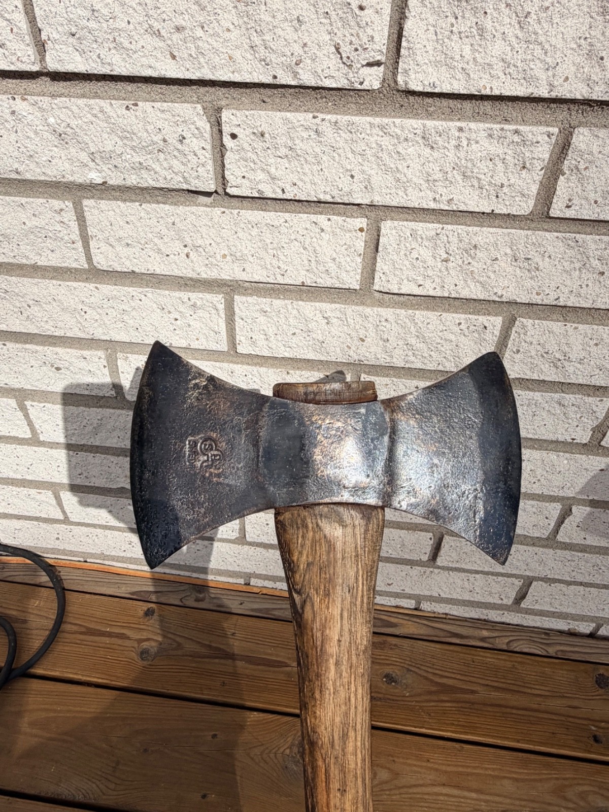 Rare Wetterlings Double Bit Throwing Axe 4.41 lb SAW Sweden
