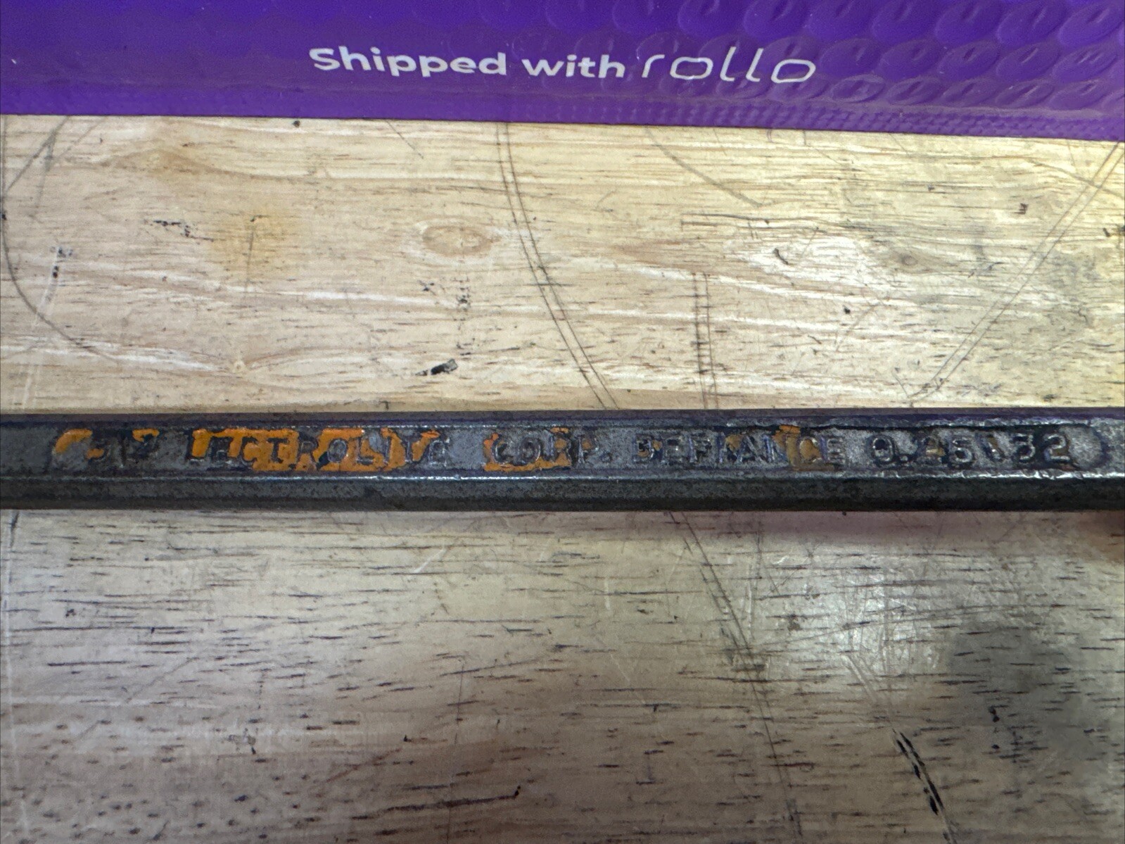 LECTROLITE 3004 DEFIANCE OHIO OFFSET Double BOX END WRENCH USA 25/32 x 3/4