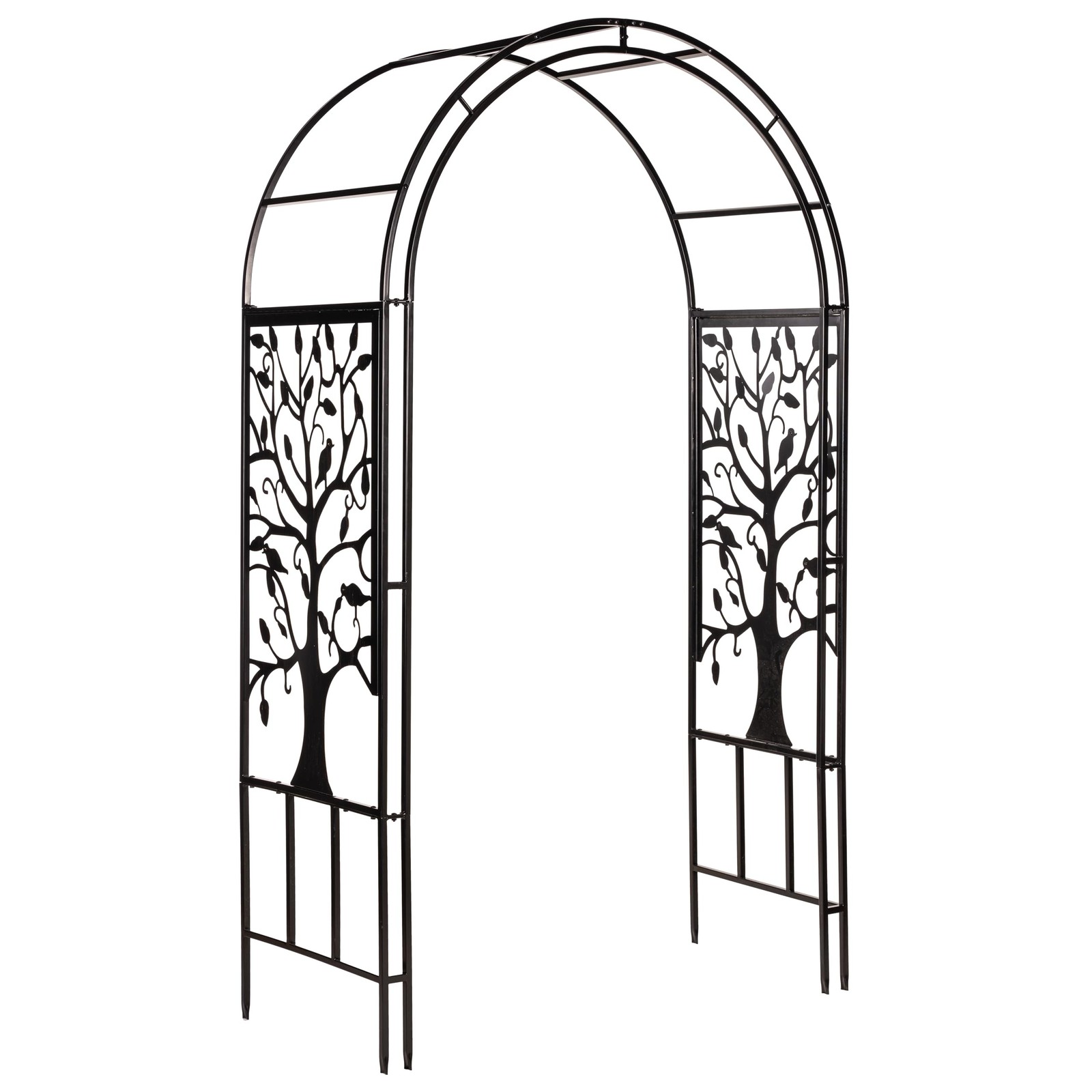 Evergreen Plow & Hearth Tree of Life Garden Arbor – 7 Feet Tall | Slim Metal …