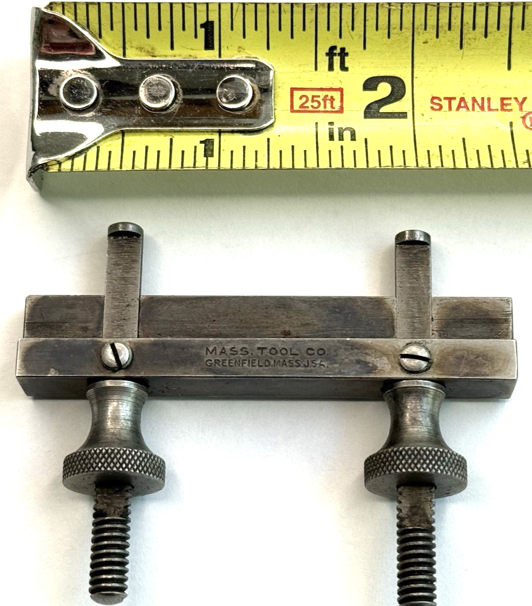 Vintage Rule Clamp MASS TOOL CO. Greenfield Mass USA