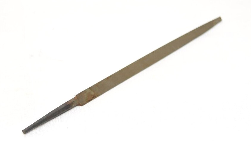 RARE Vintage American Made 6″ Slim Taper File 7.75″ Long Forged Steel USA NWOT