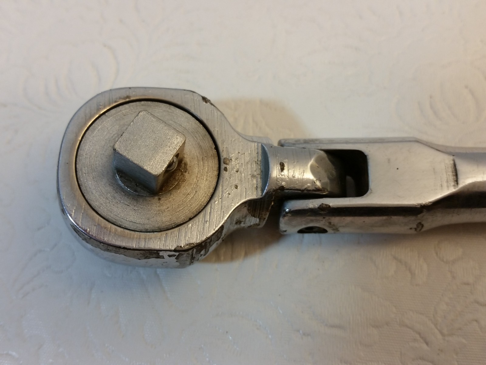 Vintage Walden 4052H Hinge Ratchet 3/8 Drive Flex Head USA