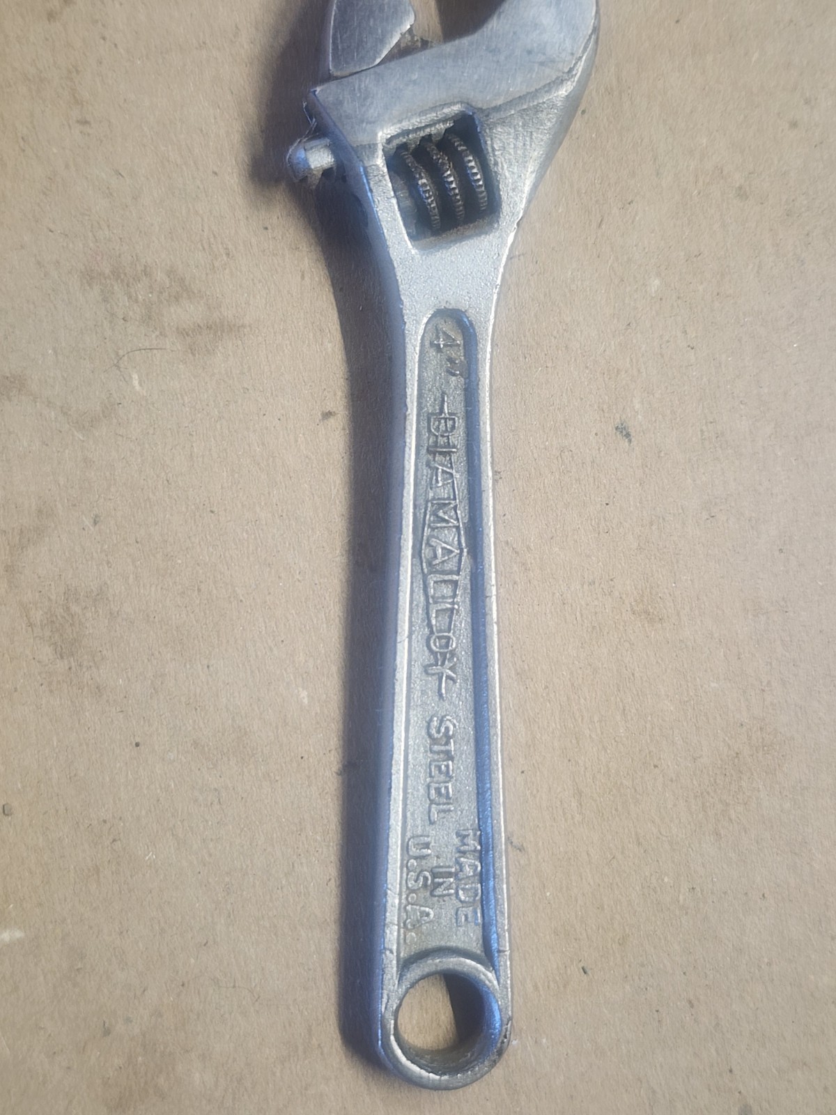 2 Vintage Diamond Calk Horseshoe Co USA Diamalloy 4” Adjustable Wrench Tool Lot