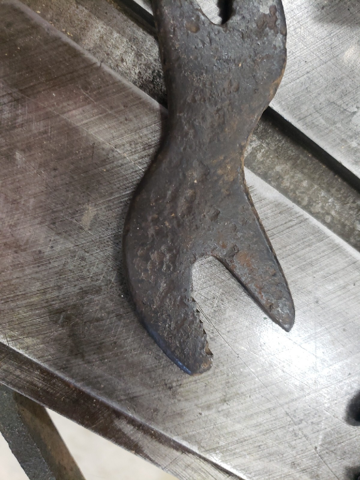 Vintage Farm Implement Equipment Combination Wrench & Alligator Antique Tractor