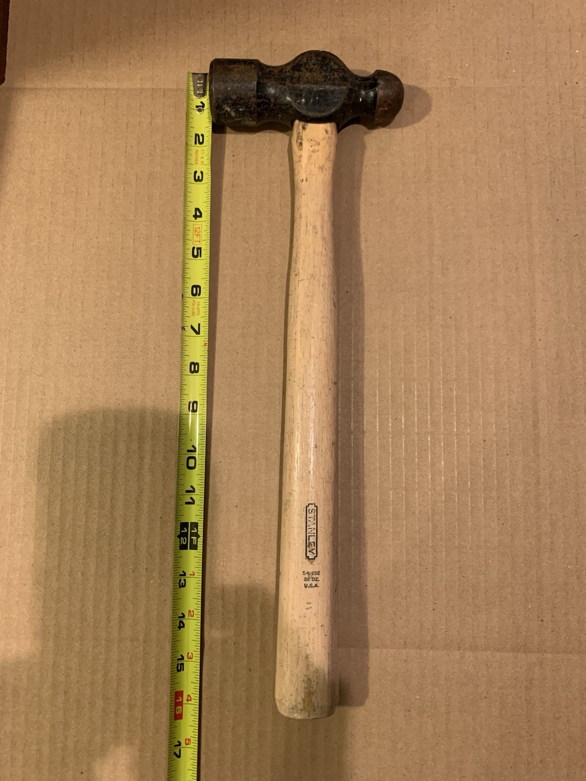 Vintage Stanley 42 oz ball peen 16 inch