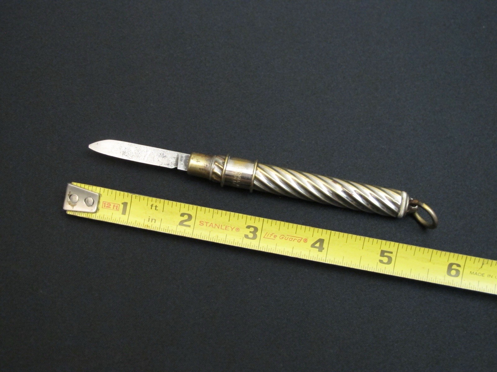 Very Rare 1883 “EAGLE PENCIL CO.” Pencil sharpener Packet Knife Antique Tool