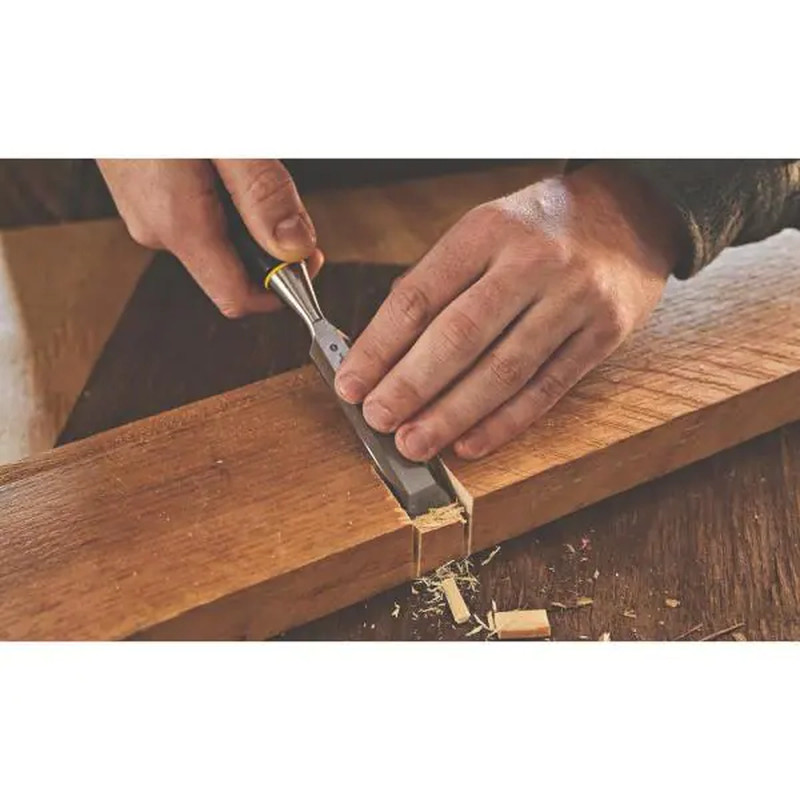 NEW Durable Wood Chisel Set 3-PACK Carbon Steel Blade Rust Resistance Handle