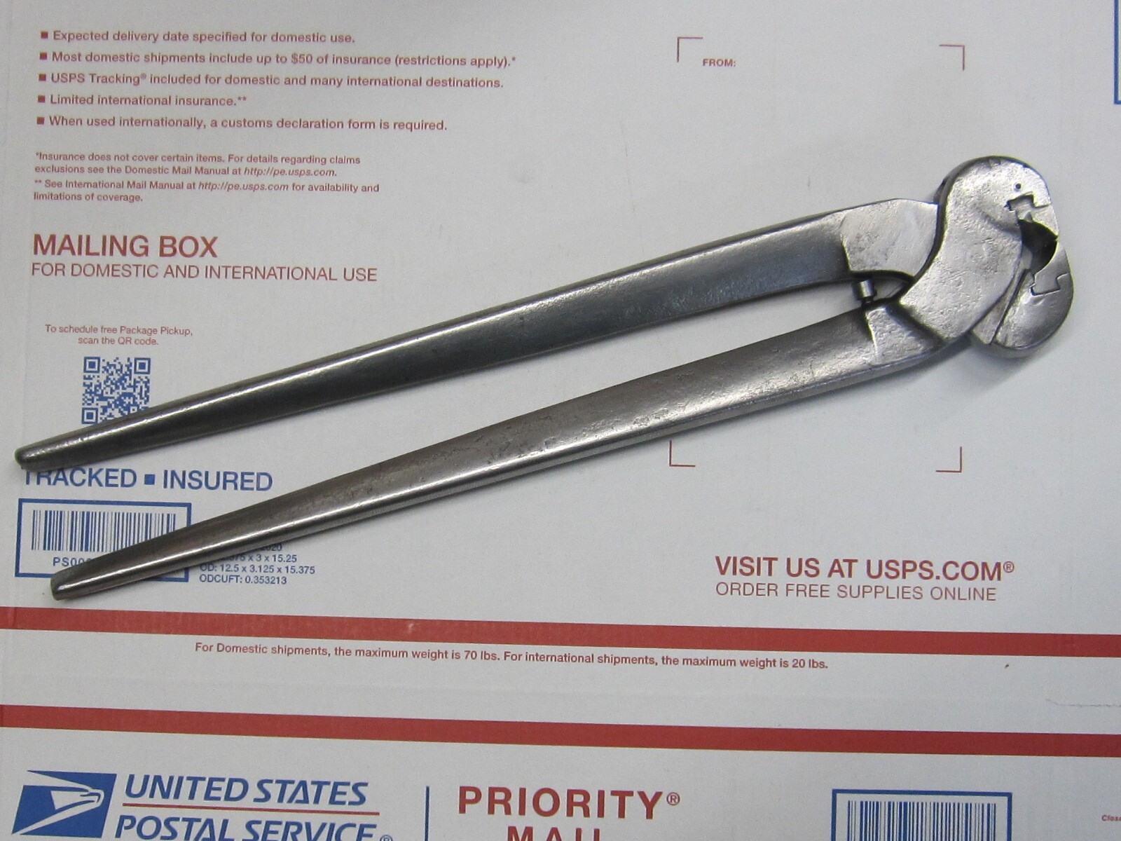 Early 1900’s Heavy Duty Carew’s Pat End Nippers -Farriers – Blacksmithing U.S.A