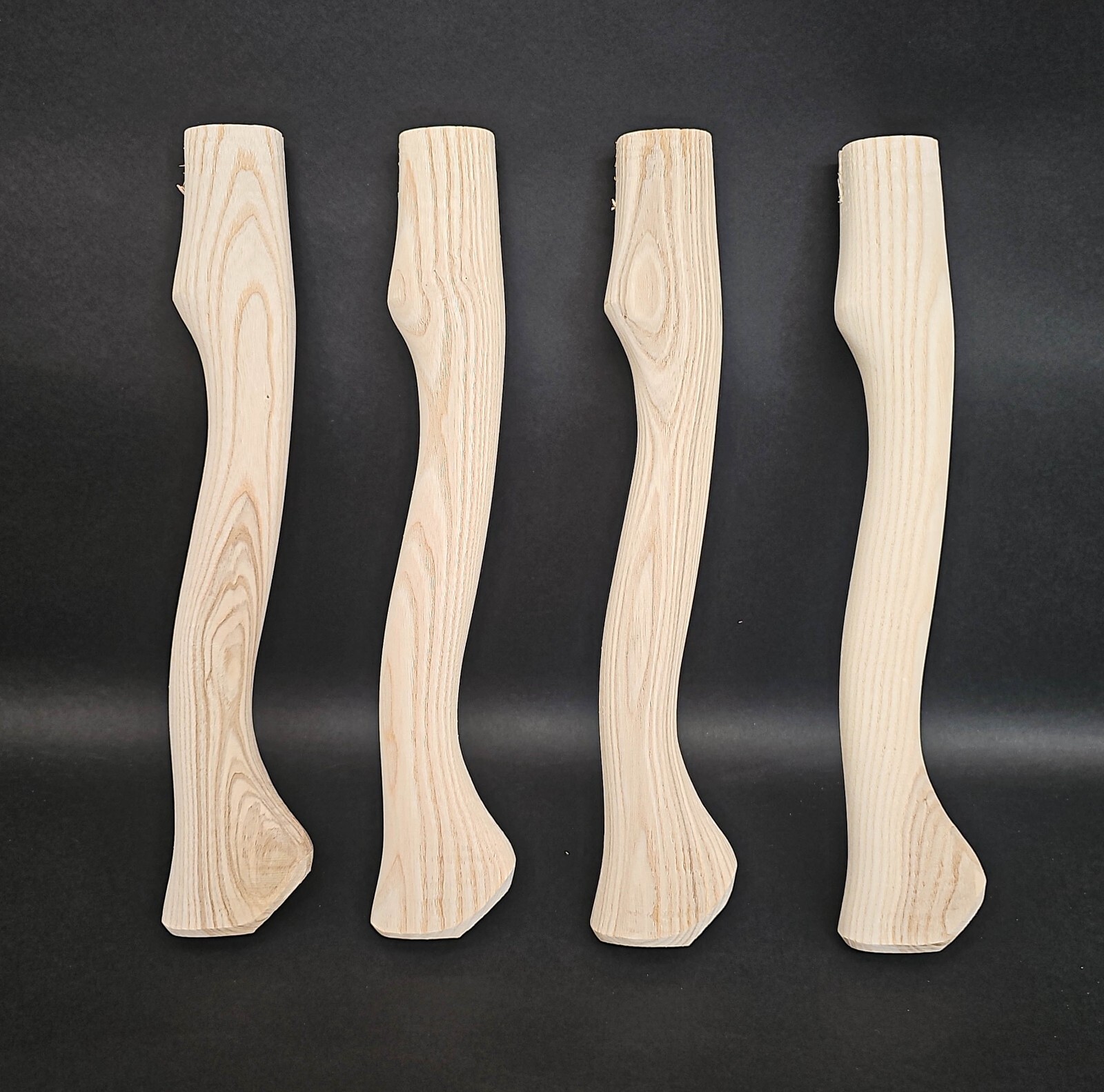 Lot of 4 pcs 13,4″ ( 340 mm ) Replacement Axe Handle blank, hand Crafted