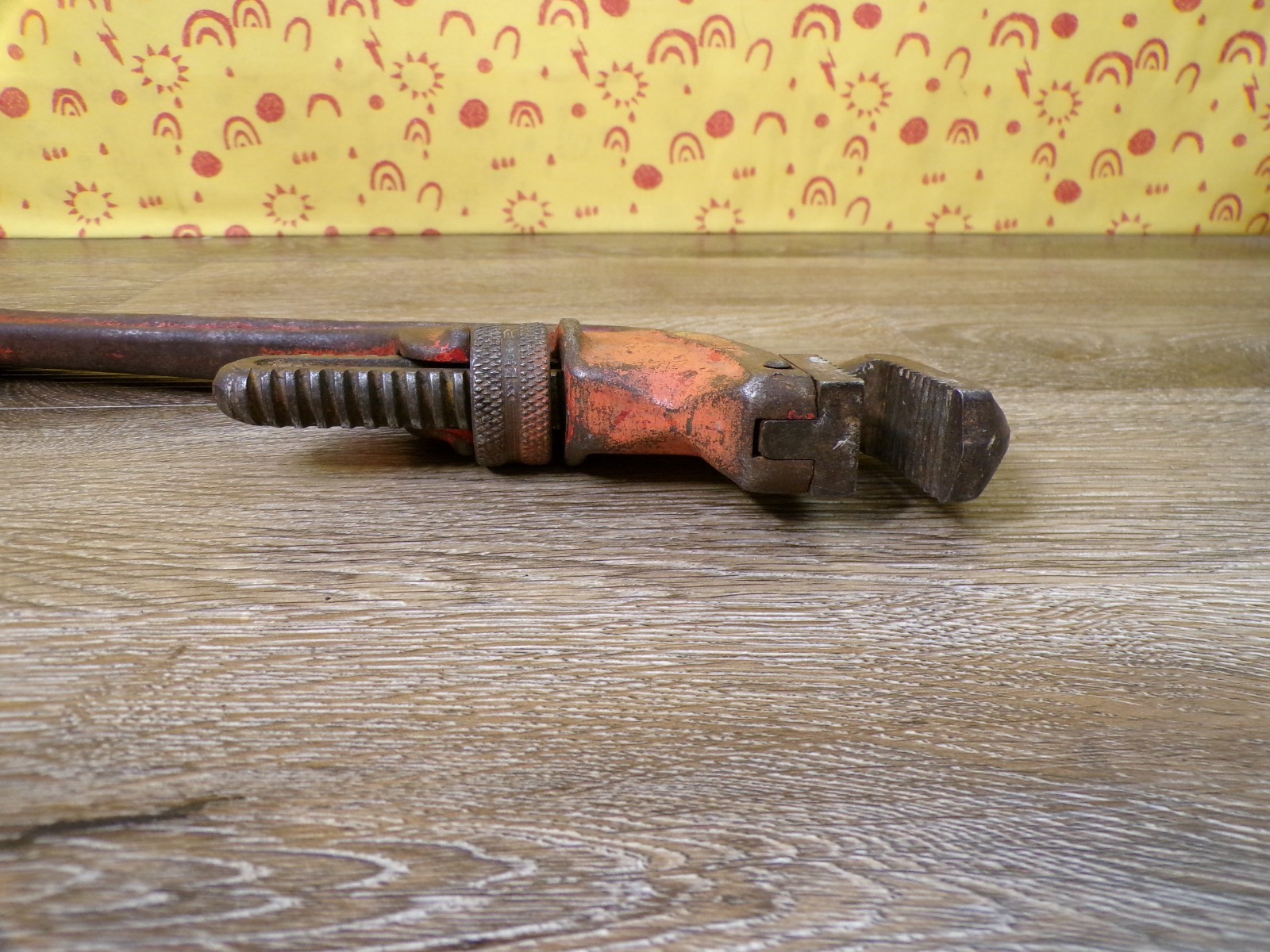 RIDGID Vintage 14″ Off-Set E14 Monkey Pipe Wrench – USA