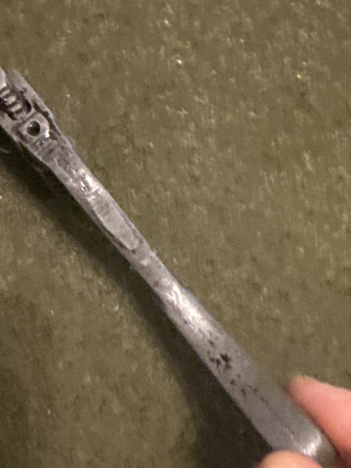Vintage Small S Curved Adjustable Wrench Bemis & Call USA 🇺🇸 Nice!
