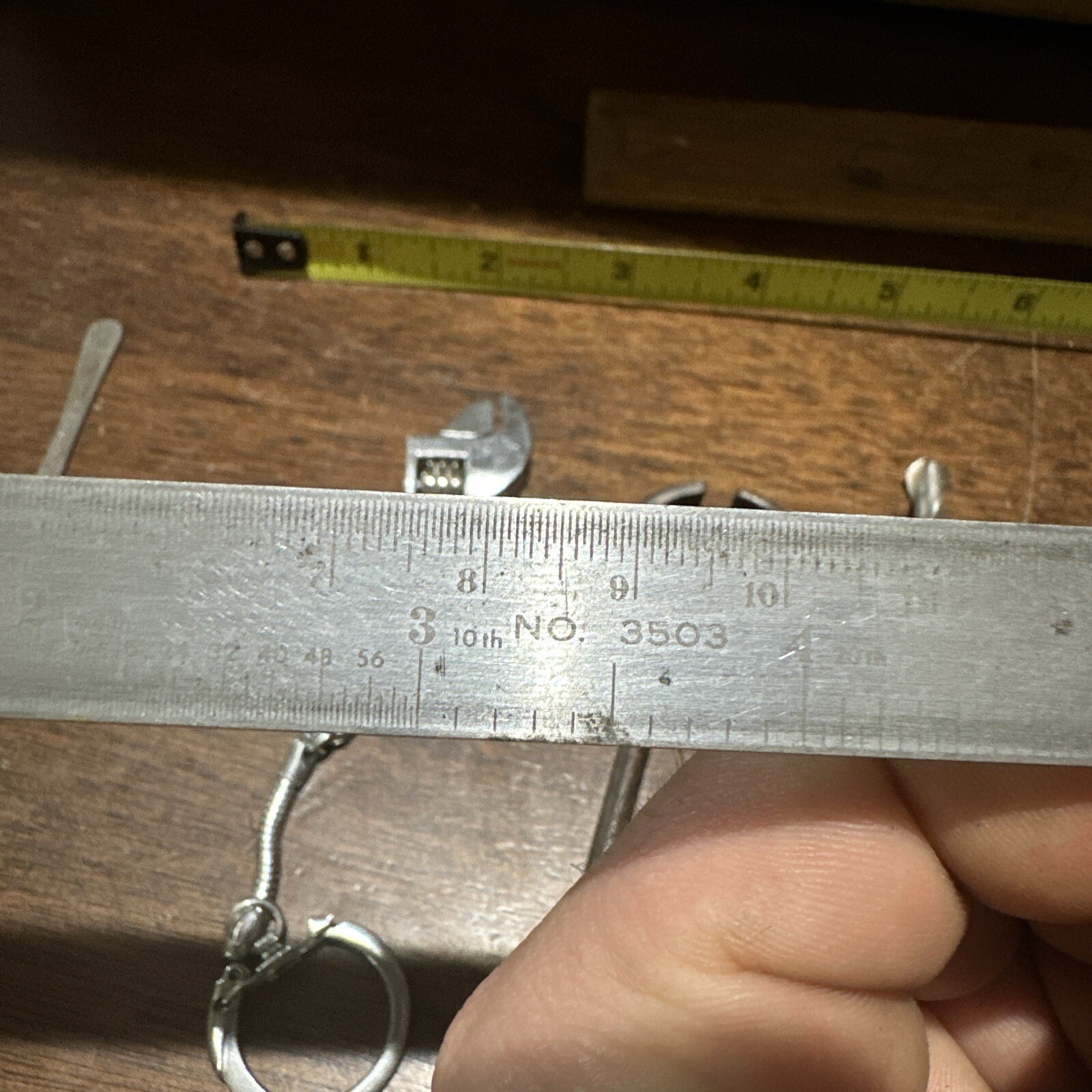 4 VINTAGE MINI Tools, Ruler, pliers, 2 extra drills bits & more see pics!!