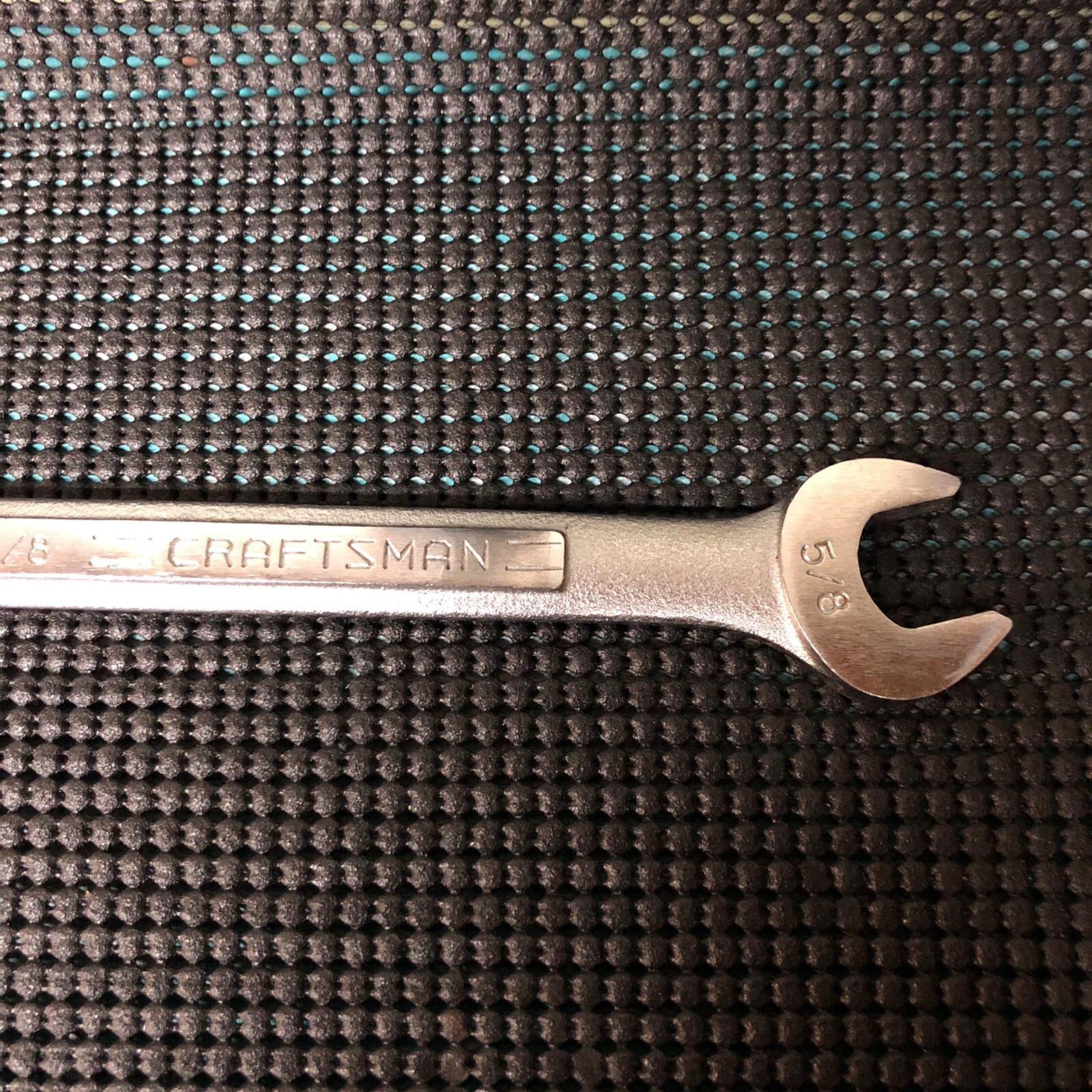 Vintage CRAFTSMAN -VV- 44697 COMBINATION WRENCH 5/8 inch 12 point USA TOOL