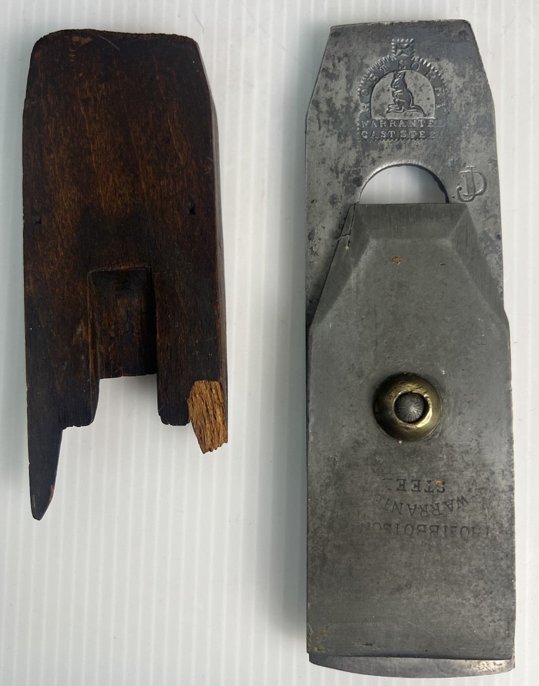 Antique WM Brown 17” Wood Plane w/Robert Sorby Infill #2 Woodworking Tool