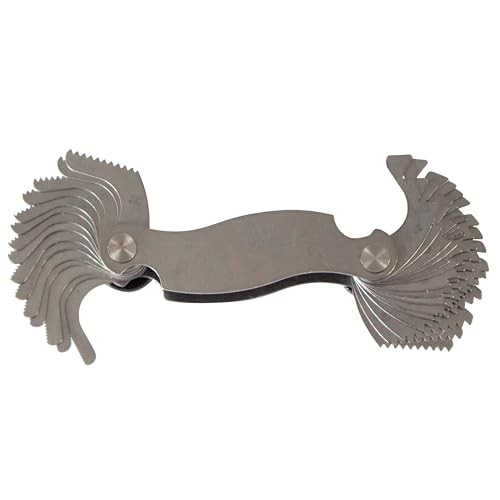 Made in USA | Screw Pitch Gauge – 30 Leaves, 4–42 English 30-Leaf (4-42 TPI)
