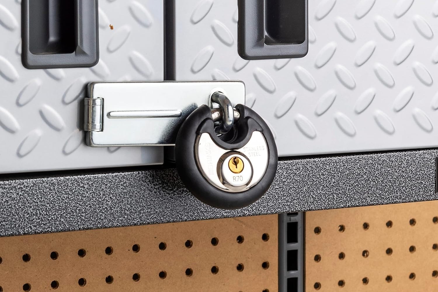 Cut and Pick Resistant Padlock Set – 70mm Disc Lock, 4 Pack