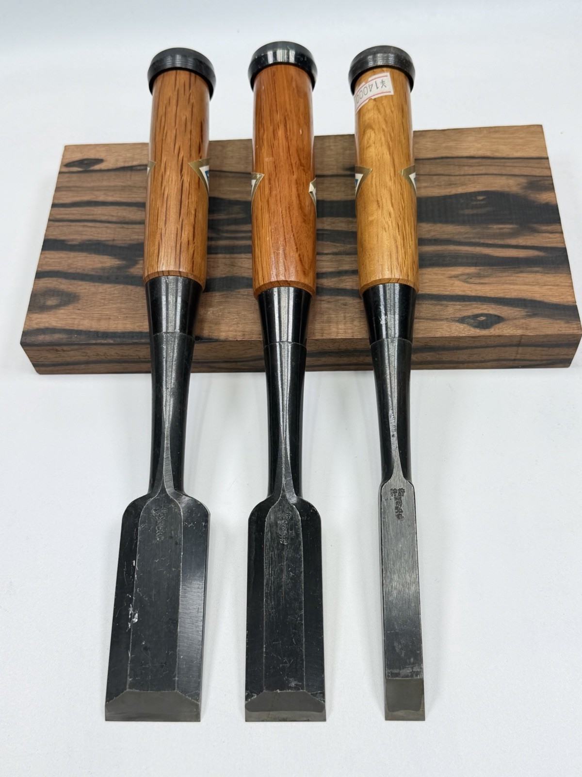 Japanese Timber Chisel (Tataki Nomi) Set Of 3 by Kikuhiromaru (菊弘丸) 2nd Gen.
