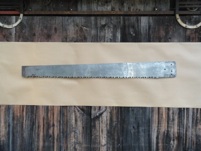 Disston Drag Saw Blade 5 ft Henry Disston & Sons Mulay Saw Blade Nice Condition