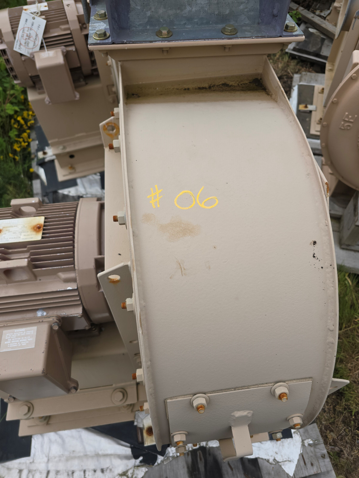 Buffalo Forge blower: sz. type 30-aw C.F.M 800 motor G.E 1hp 880rpm 460volt