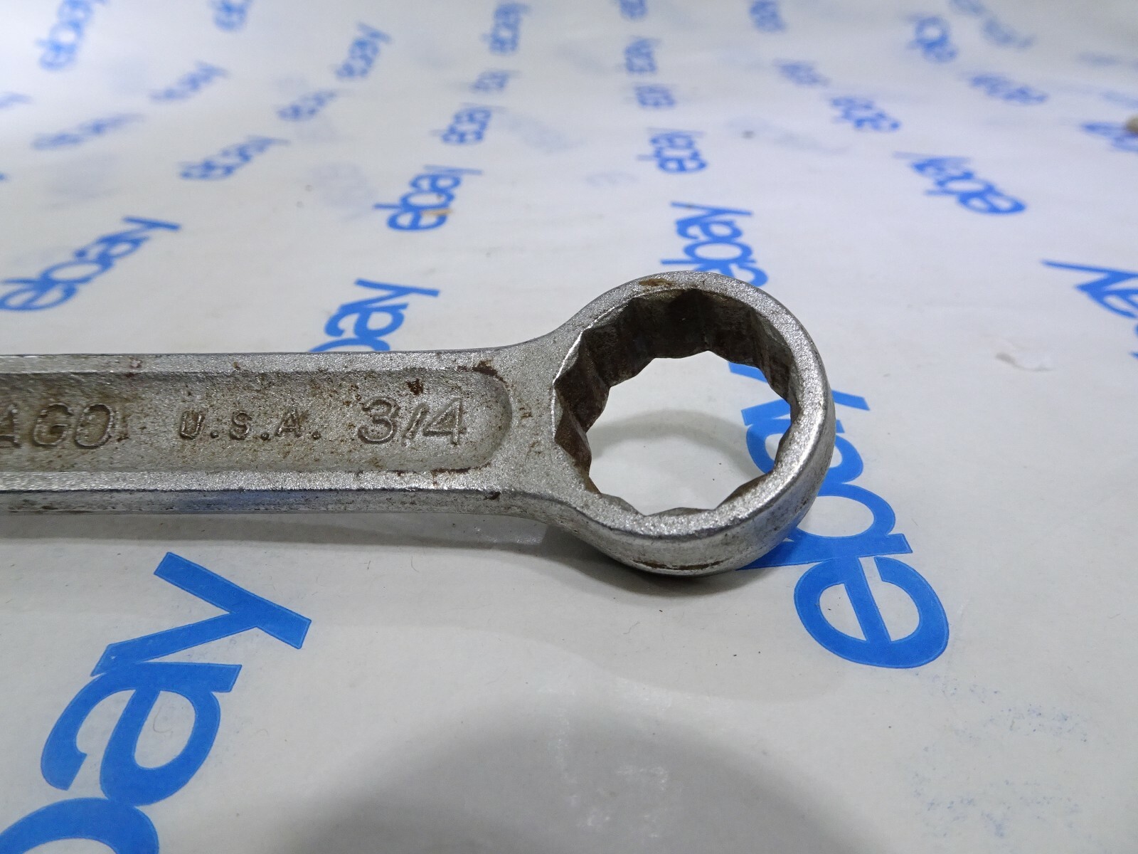 Vintage Penens Corp Open End Wrench 11/16” X 19/32” & 3/4″ Combination Wrench SN