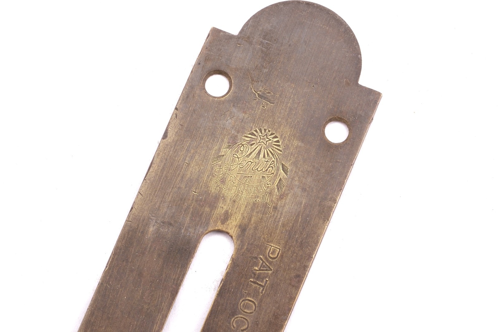 Level Parts – Zenith Marshall Wells Pat 1912 Brass Top Plate ~5-1/4”