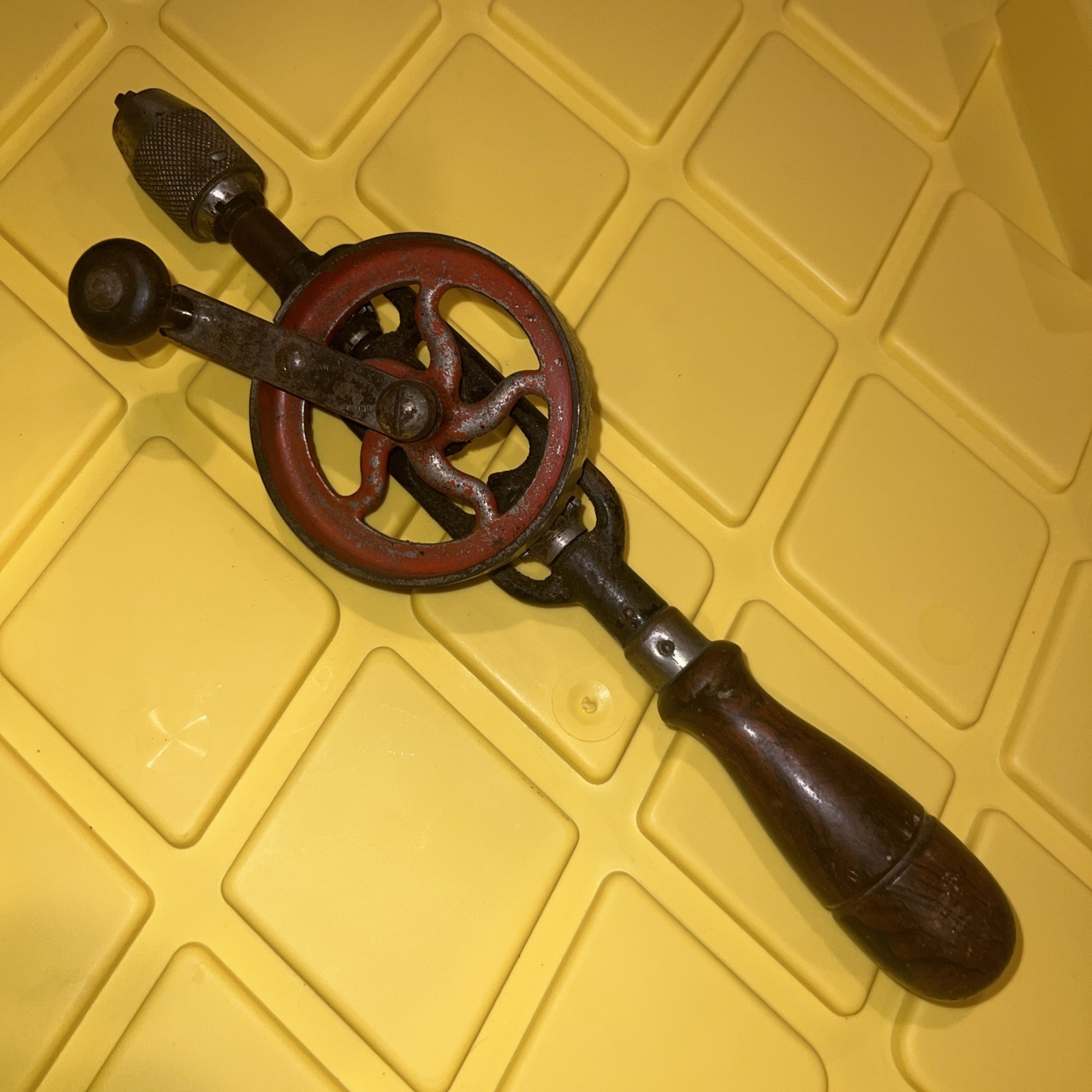 MILLERS FALLS # 5 CABINETMAKER DRILL – ANTIQUE HAND DRILL Excellent Condition