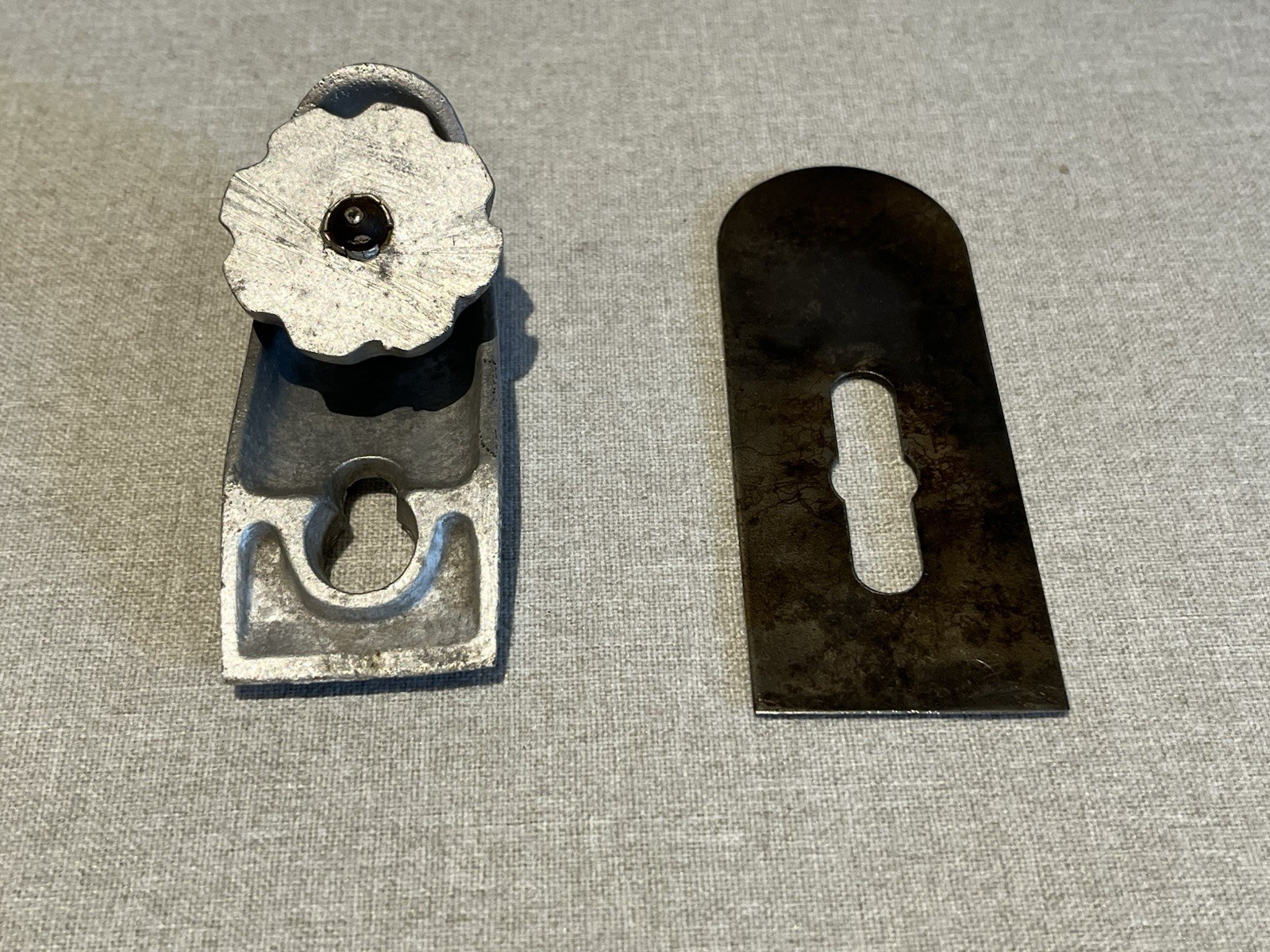 Vintage Foster No. 1 Kinsey 7″ Aluminum Block Plane Made in Buffalo, NY USA