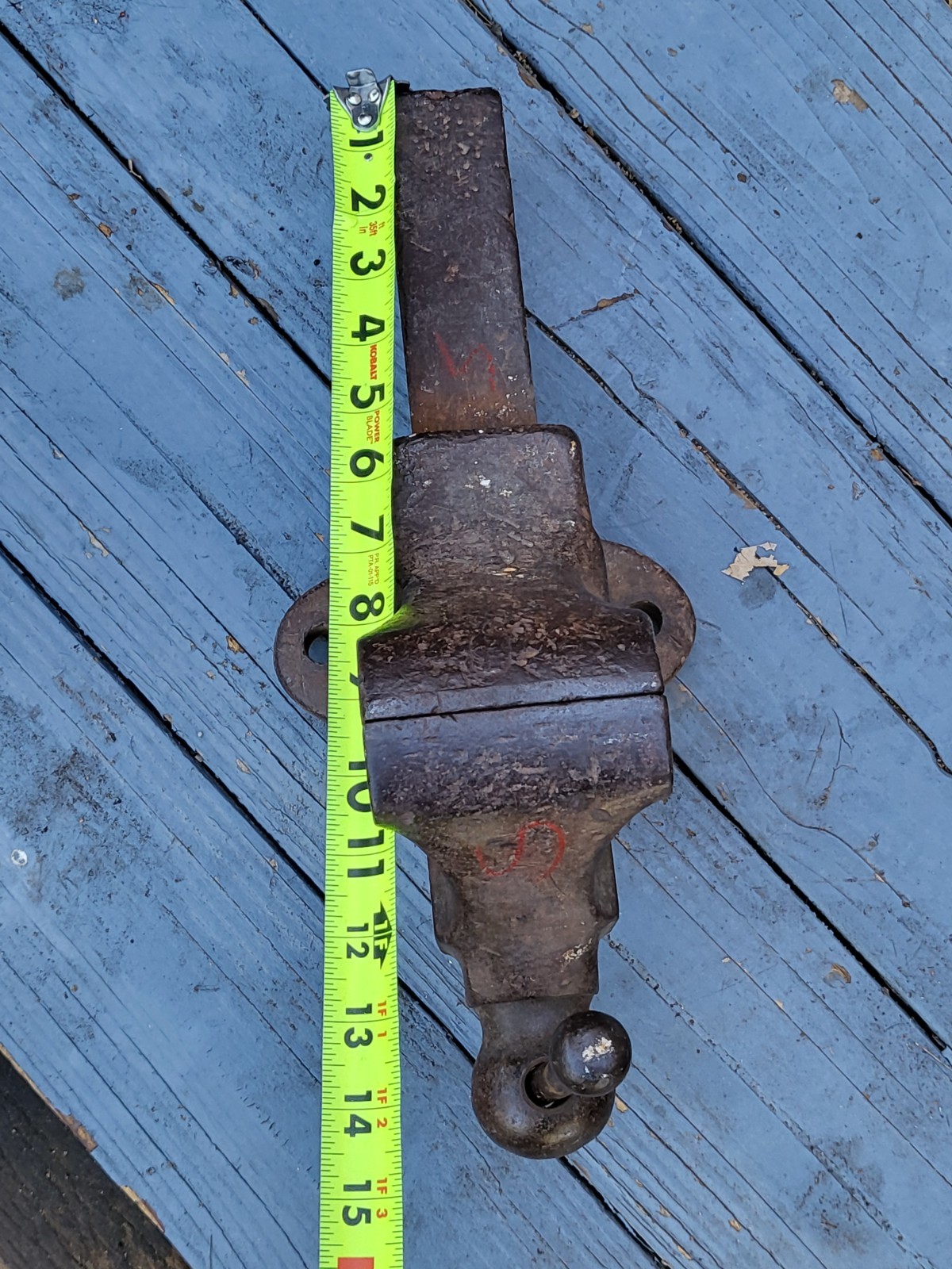 Reed Mfg Co No 103 1/2 Bench Vise Erie PA Vintage Cast Iron USA Antique