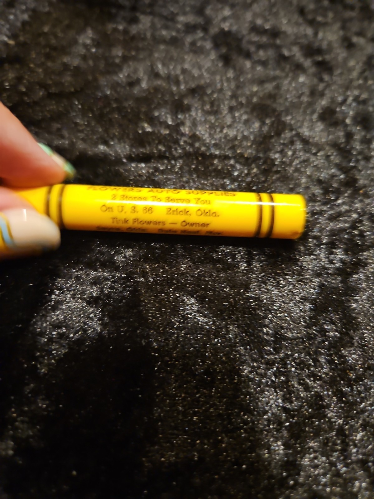 VTG Goodyear Screwdriver Flowers Auto Supplies Erick, OK On Rt 66