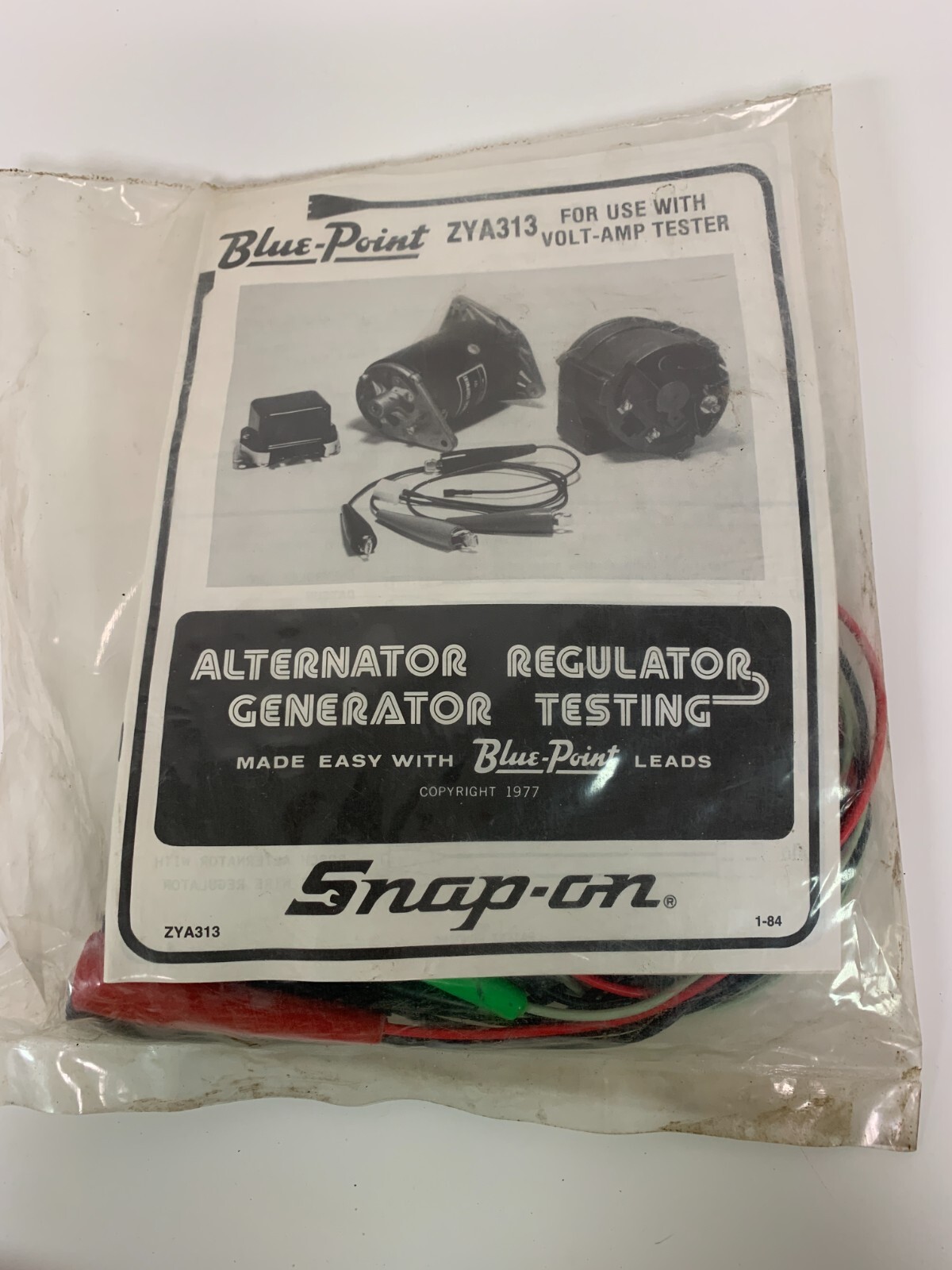 NIB Blue Point ZYA313 Alternator Regulator Generator Test Leads