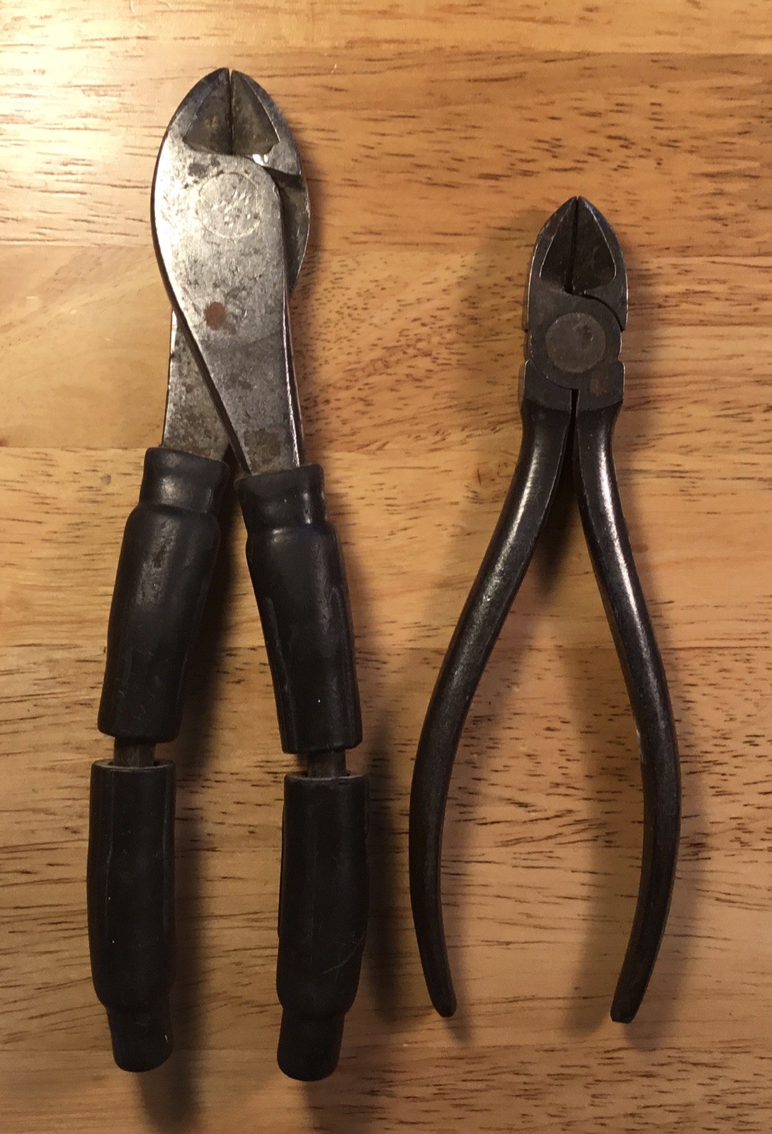 2 Vintage Kraeuter 7 1/4” Side Cutters (4610-7) & 6” (4501-6)