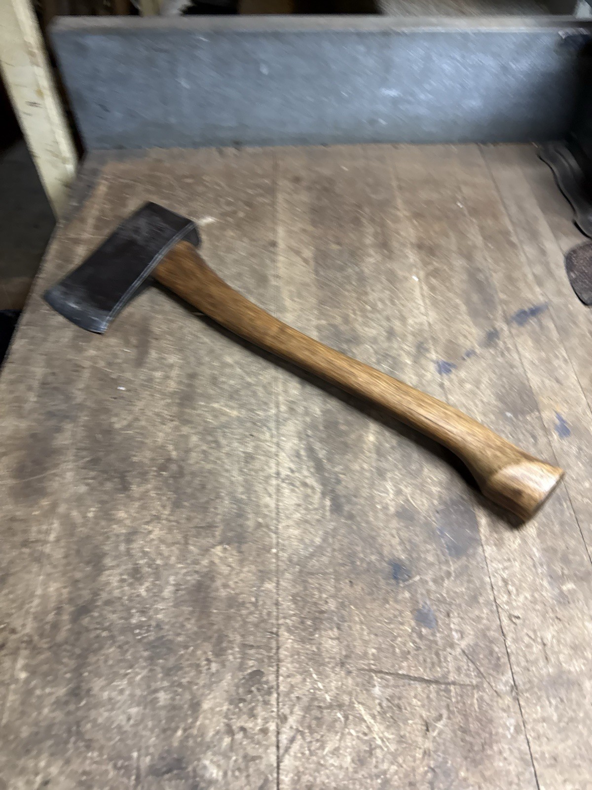 Vintage Axe Wedge Tool Marked 2-1/2 Snow & Nealley Bangor Maine Wood Handle USA