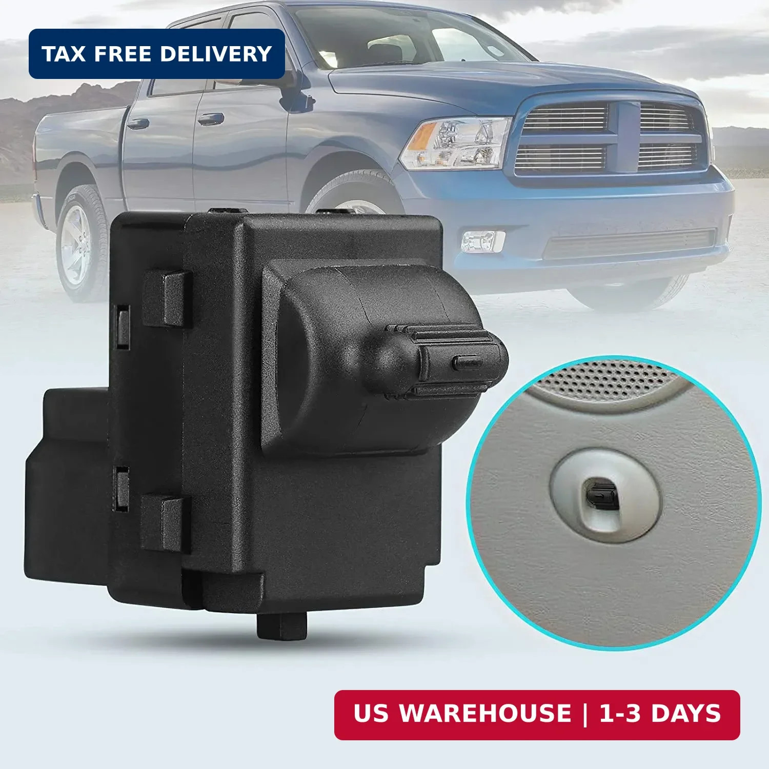 Passenger 56007695AC Power Window Switch for 2002-2009 Dodge Ram | Compatible wi