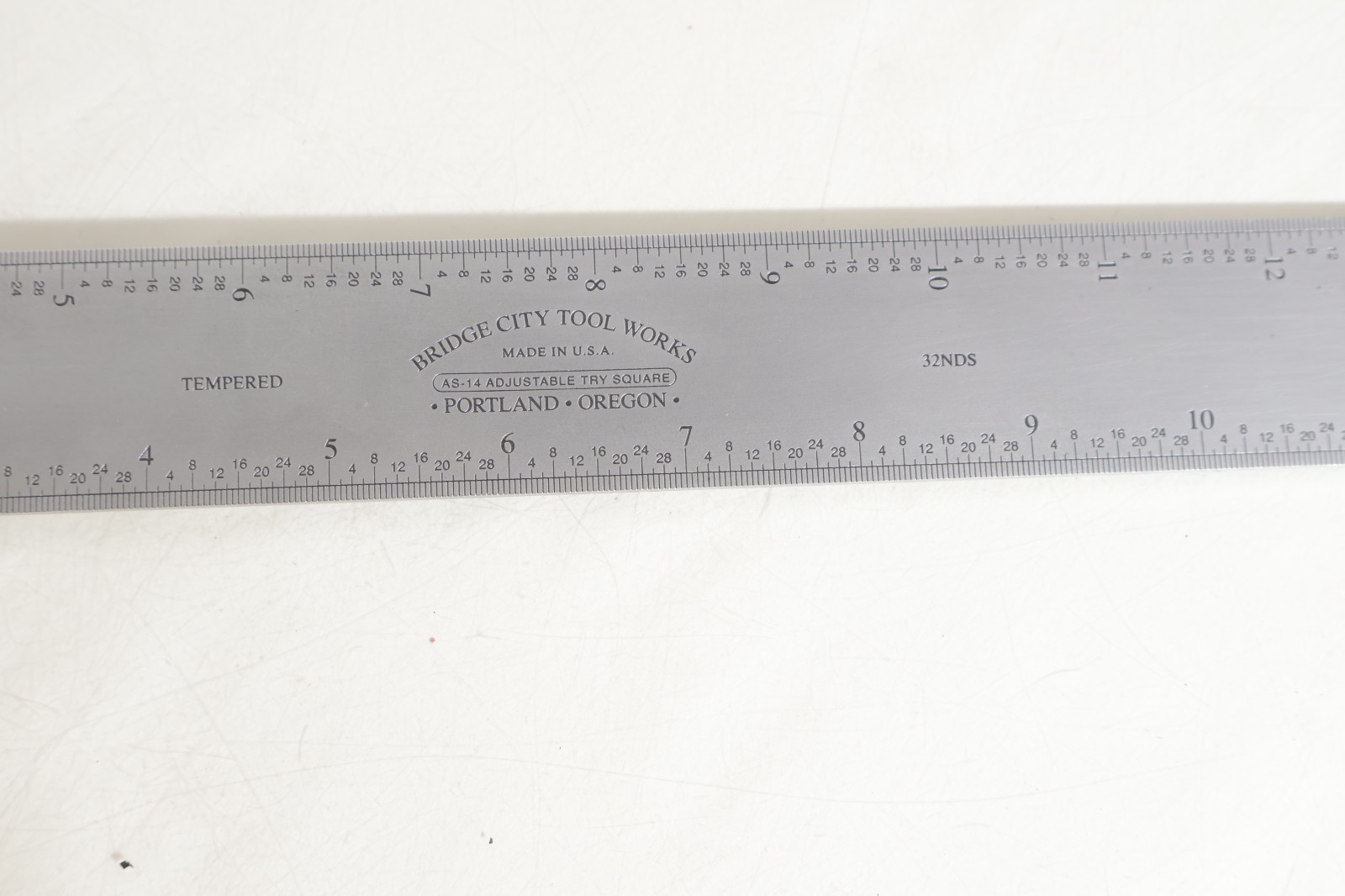 BRIDGE CITY TOOLS AS-14 ADJUSTABLE TRY SQUARE ORIGINAL BOX EXCELLENT CONDITION