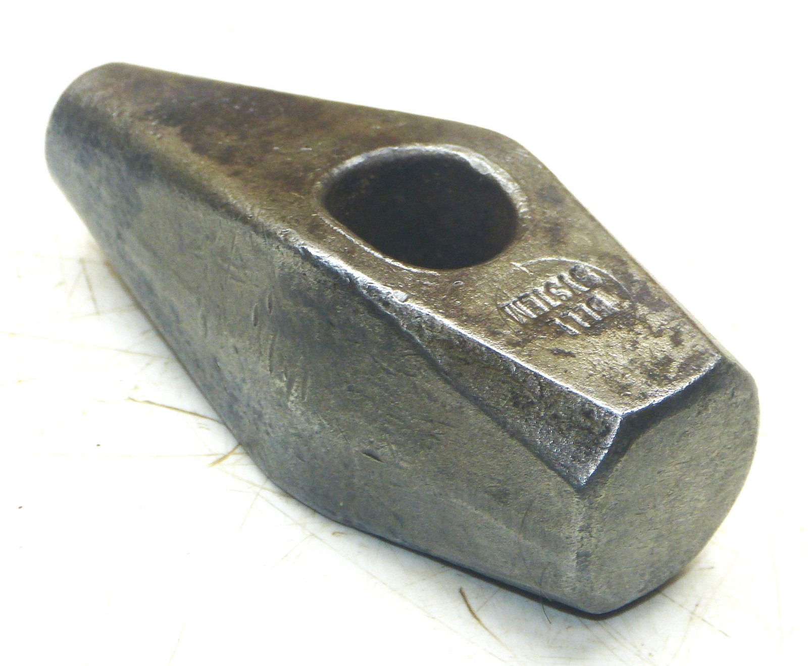 Vintage 1 Pound Bell Systems Tapered Peen Lineman’s Sledge Hammer Head INV18655