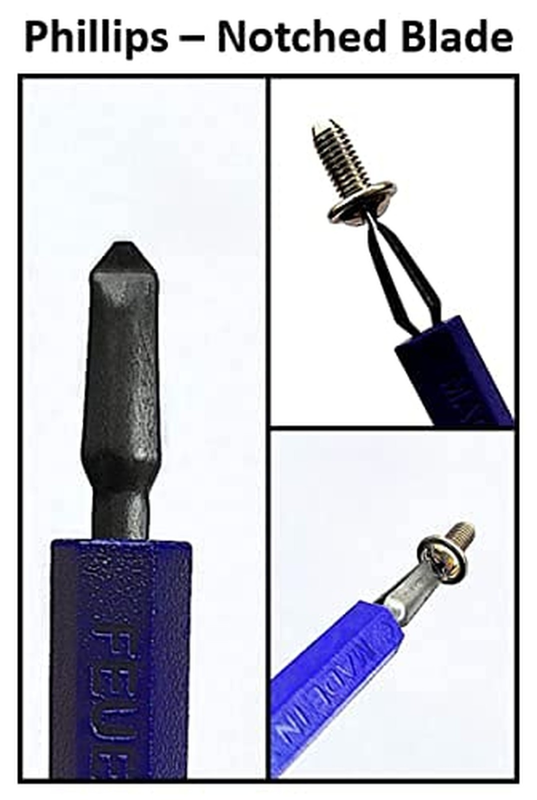 LLC Holding Screwdriver, Screw Starter (5 Pack – Slotted/Phillips)
