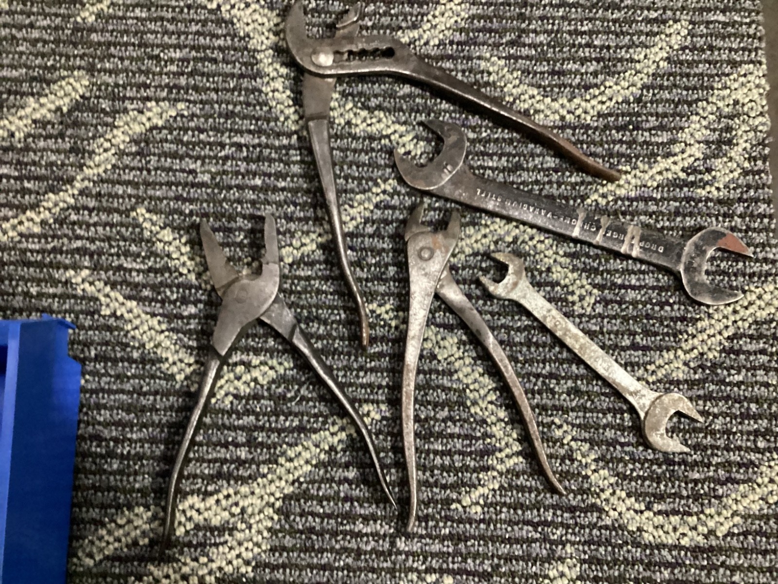 Rare Old Antique Lot Wrenches Pliers~Tools Mephistol&Blue Bird&Toyota&Blackhawk