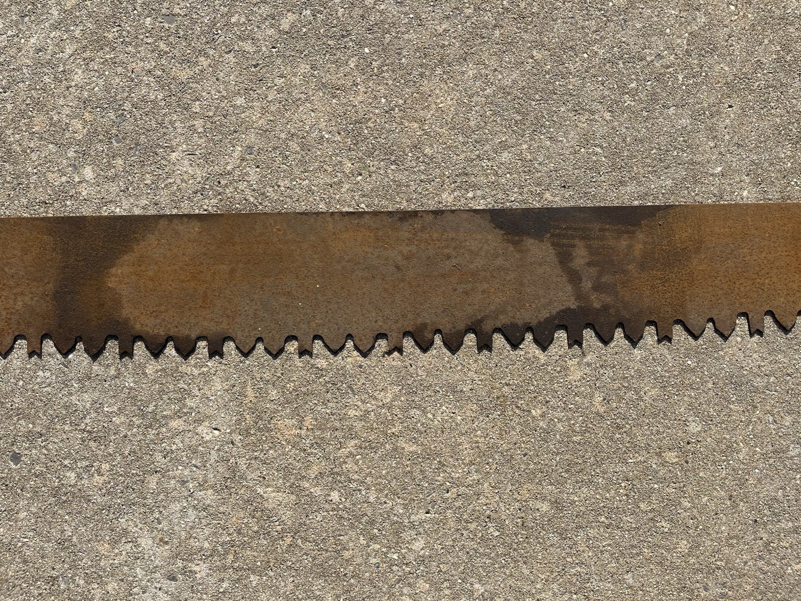 Vintage Two (2) Man Logging Timber Crosscut 66”Hand Saw Blade Only
