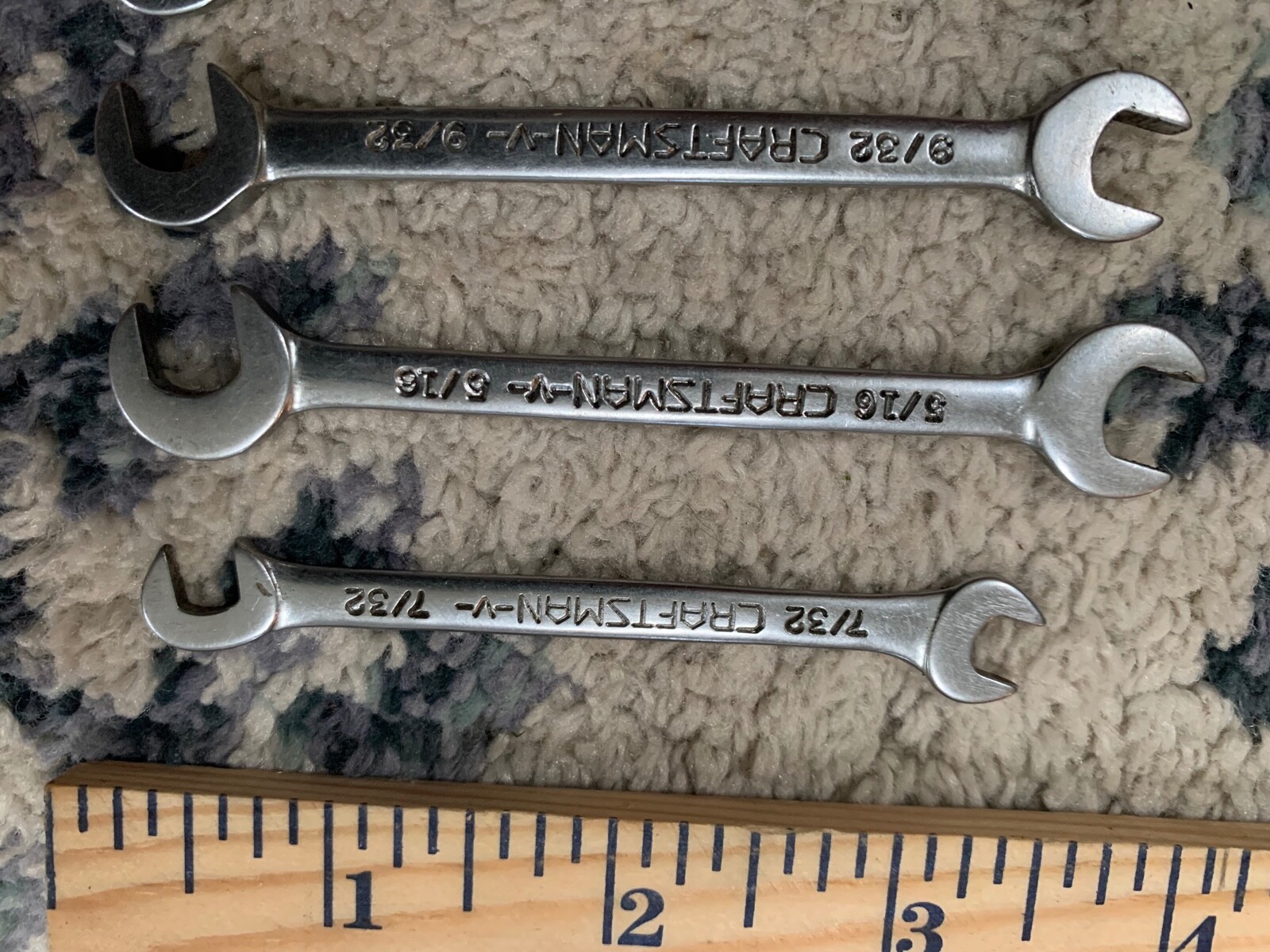 Vintage Craftsman wrench set ( only 6 piece) (lot#19303)