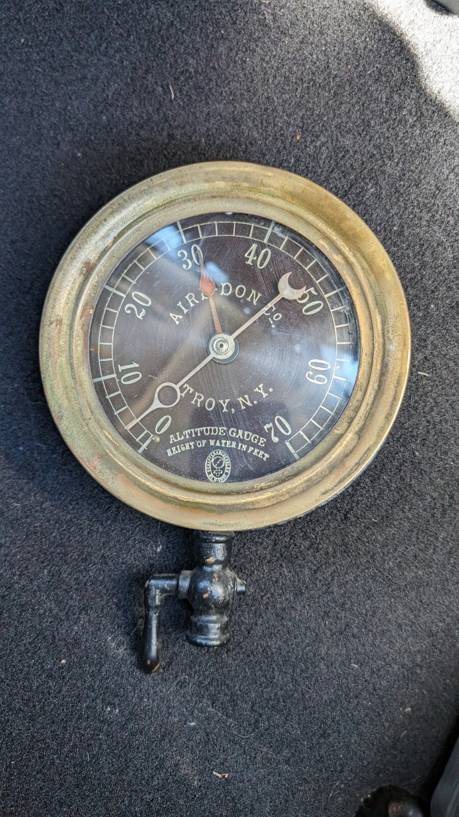 Schaefer & Budenberg Airedon Altitude Gauge Antique