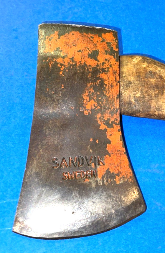 VINTAGE HATCHET SANDVIK OF SWEDEN 1-1/4 LB FREE SHIPPING IN THE US