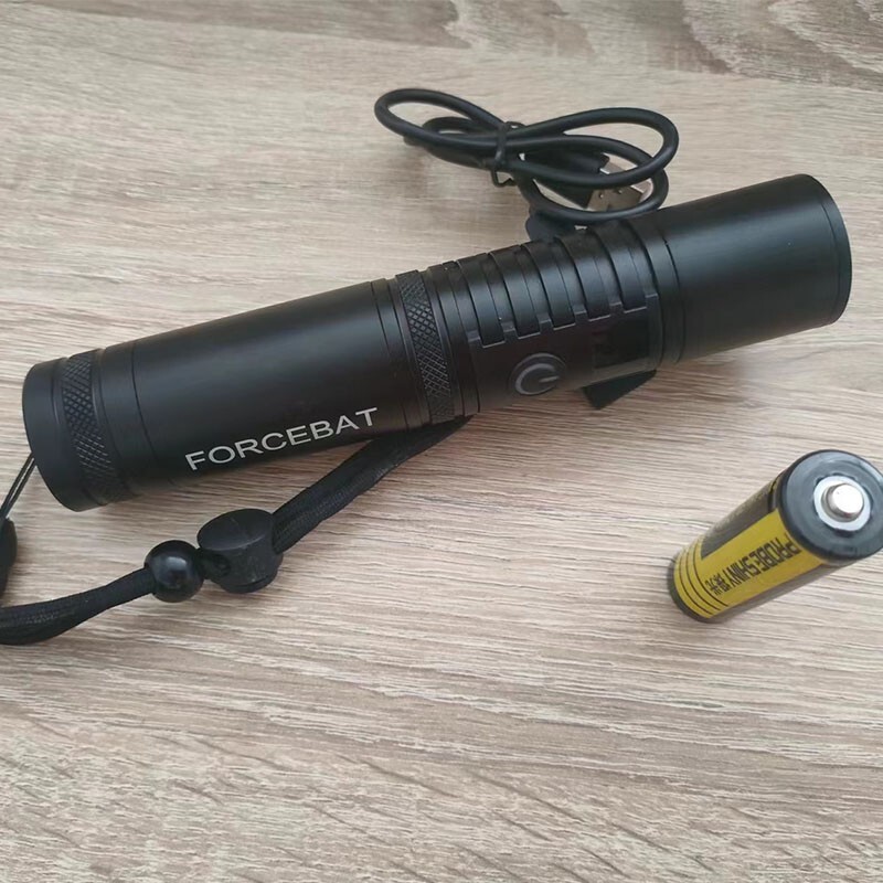 FORCEBAT EDC Mini Flashlight White Light Small Penholder Pen Light Pocket Torch