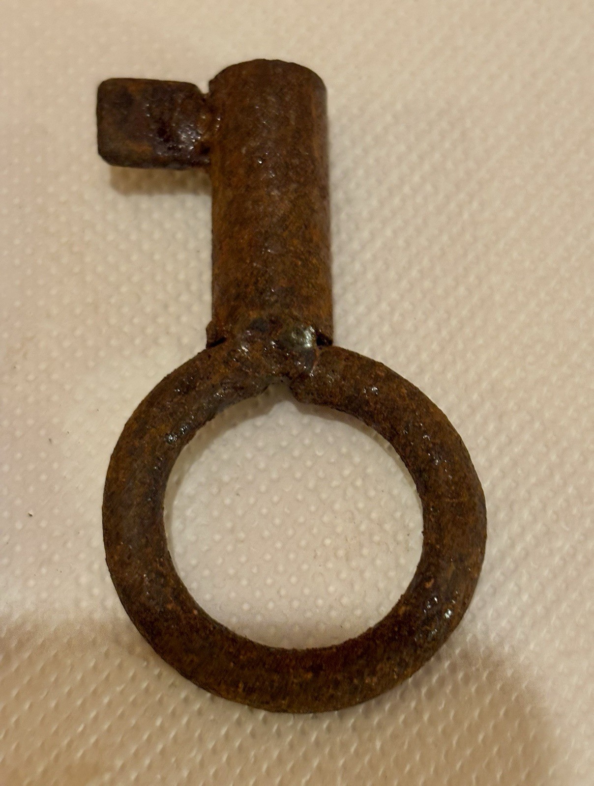 Vintage Pair Of Iron Skeleton Keys Perfect For DIY Craft Uses Rustic Decor
