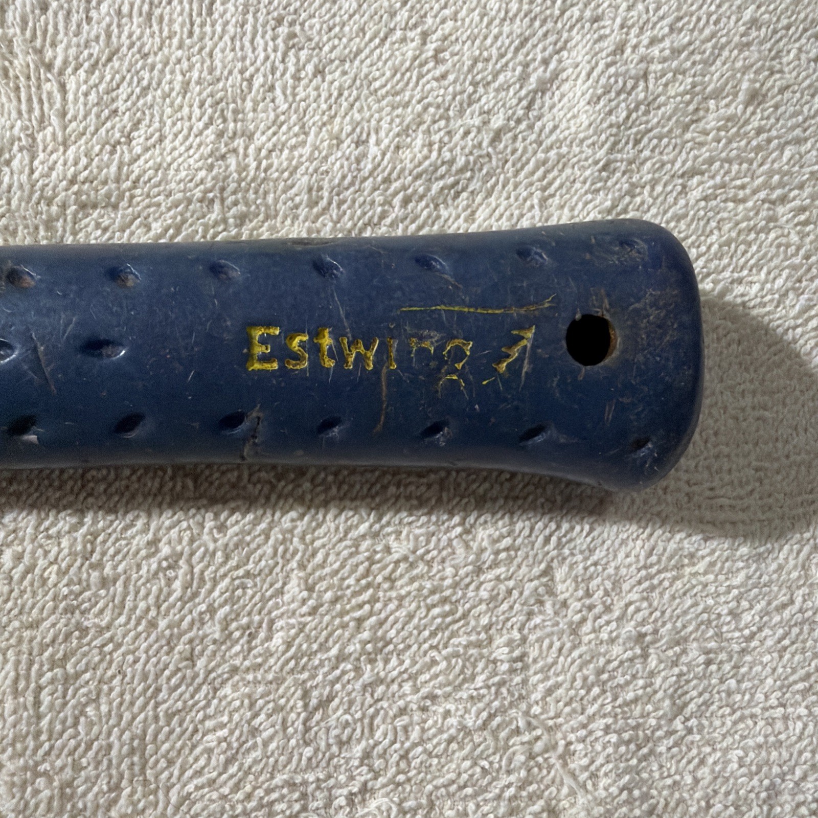 Vintage Estwing Claw Hammer 28 oz. Blue Grip Handle USA 16 In. Long