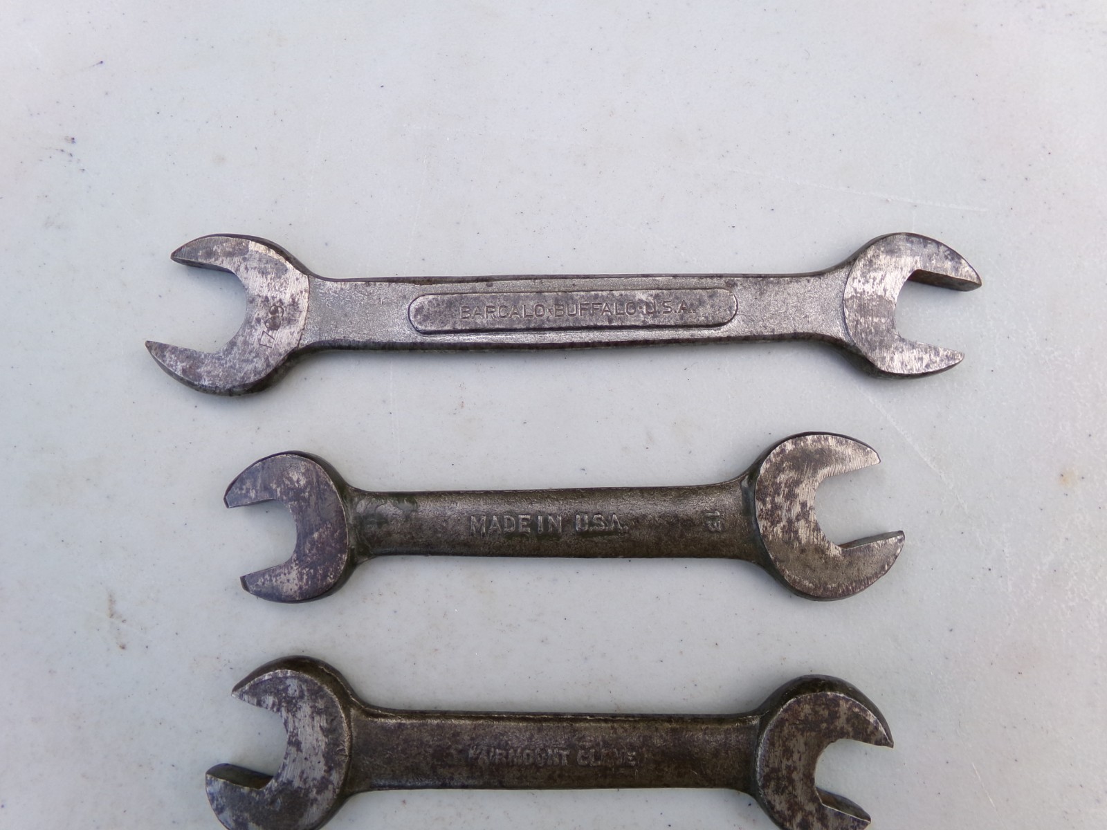 Lot of 5 Open End Wrenches Barcalo Buffalo Fairmount Made In USA