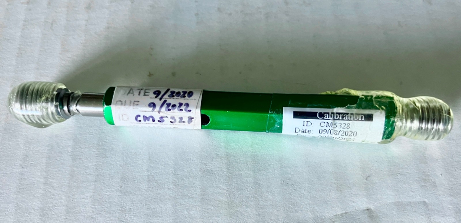 GF GAGE M8 X 1.25 6H THREAD PLUG GAGE 8 GO NO GO P.D.’S = 7.188 & 7.348