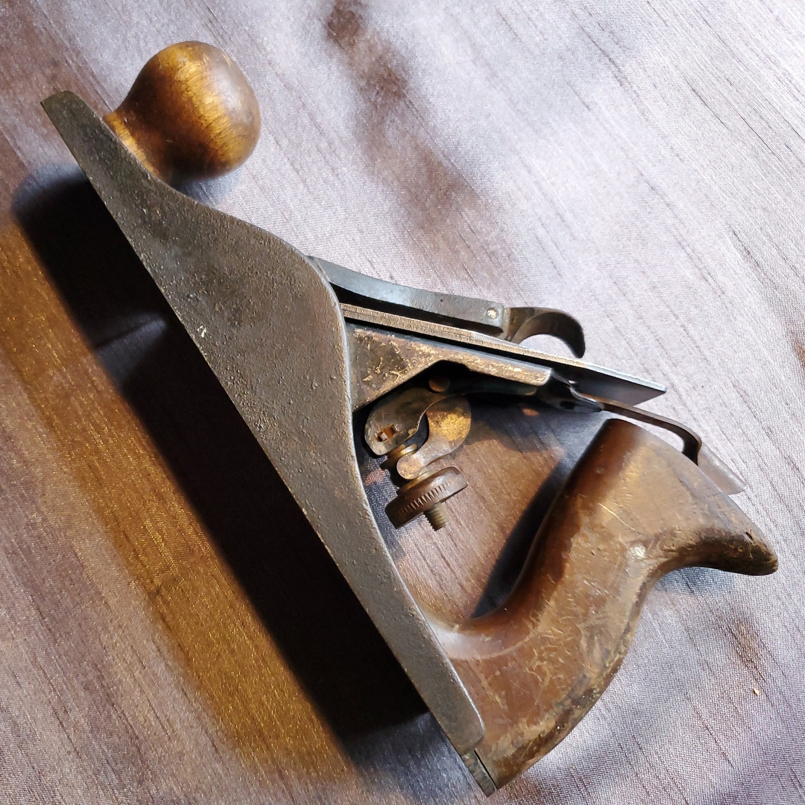 Vintage MALFIN Woodworking Planer 9” Carpenter Wood Craft Americana Quality USA