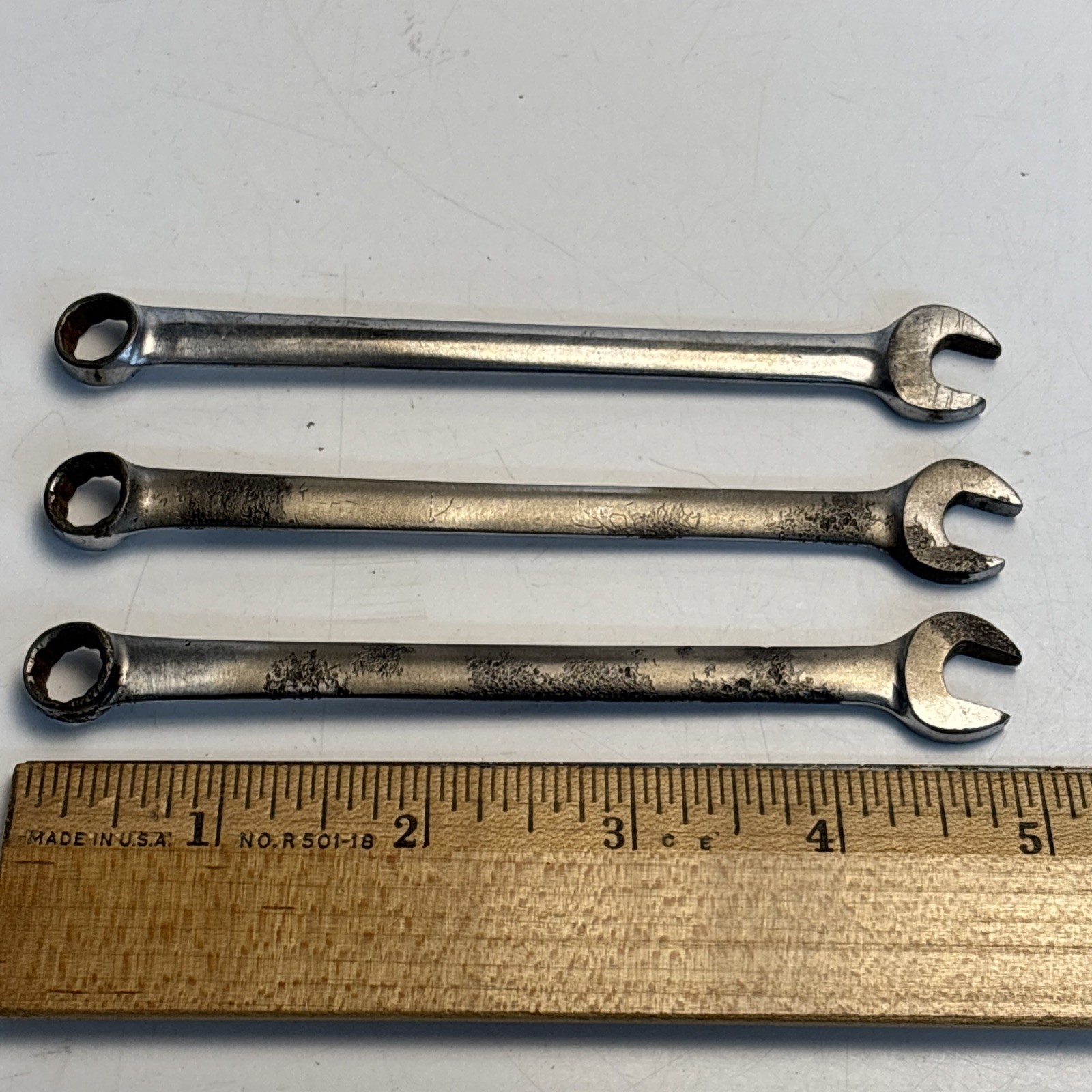 Blue Point OEX 100 5/16” Combination Wrench Lot USA Vintage