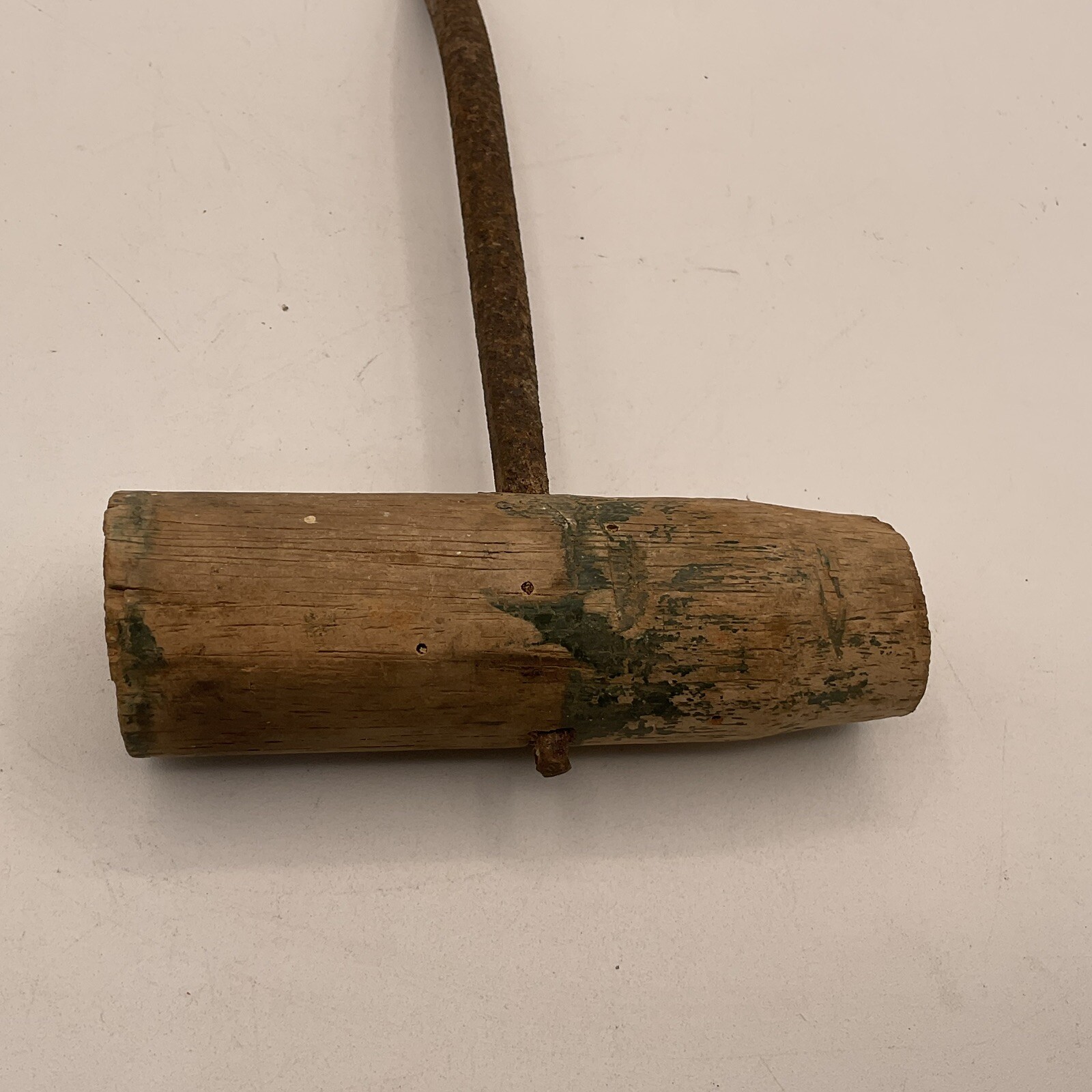 Vintage Wood Handle Ice Hay Meat Butcher’s Hook Farming Livestock