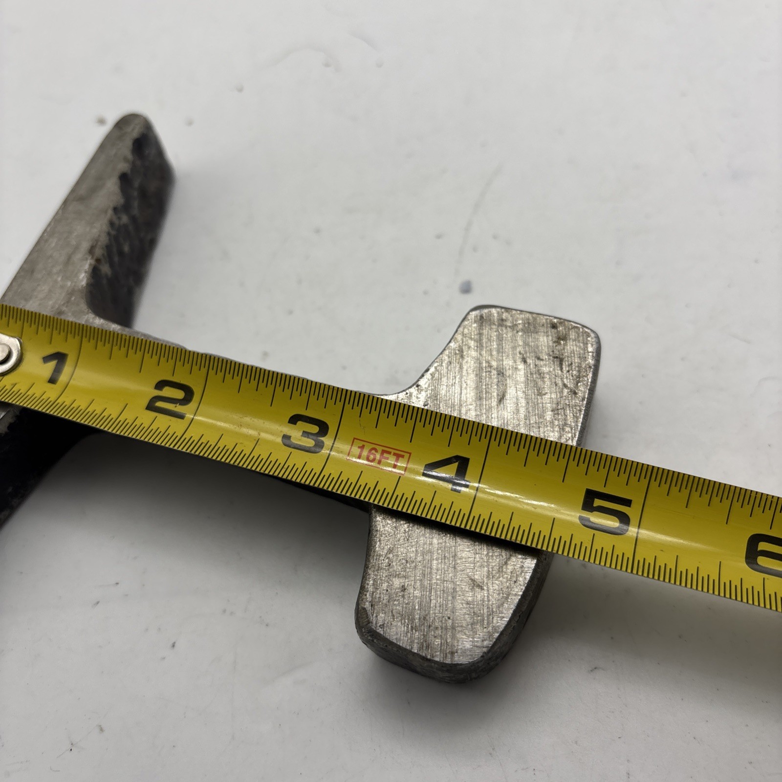 Vintage 3/4” Thin Slice Railroad Train Track Rail Sliver 4.5” Tall 4.5” Wide